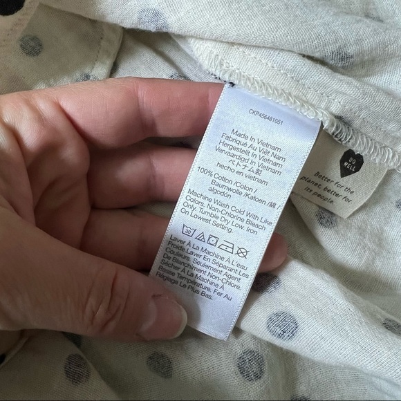 Madewell Lightspun Ruffle-Sleeve Babydoll Dress in Dot Toss - Picture 13 of 16